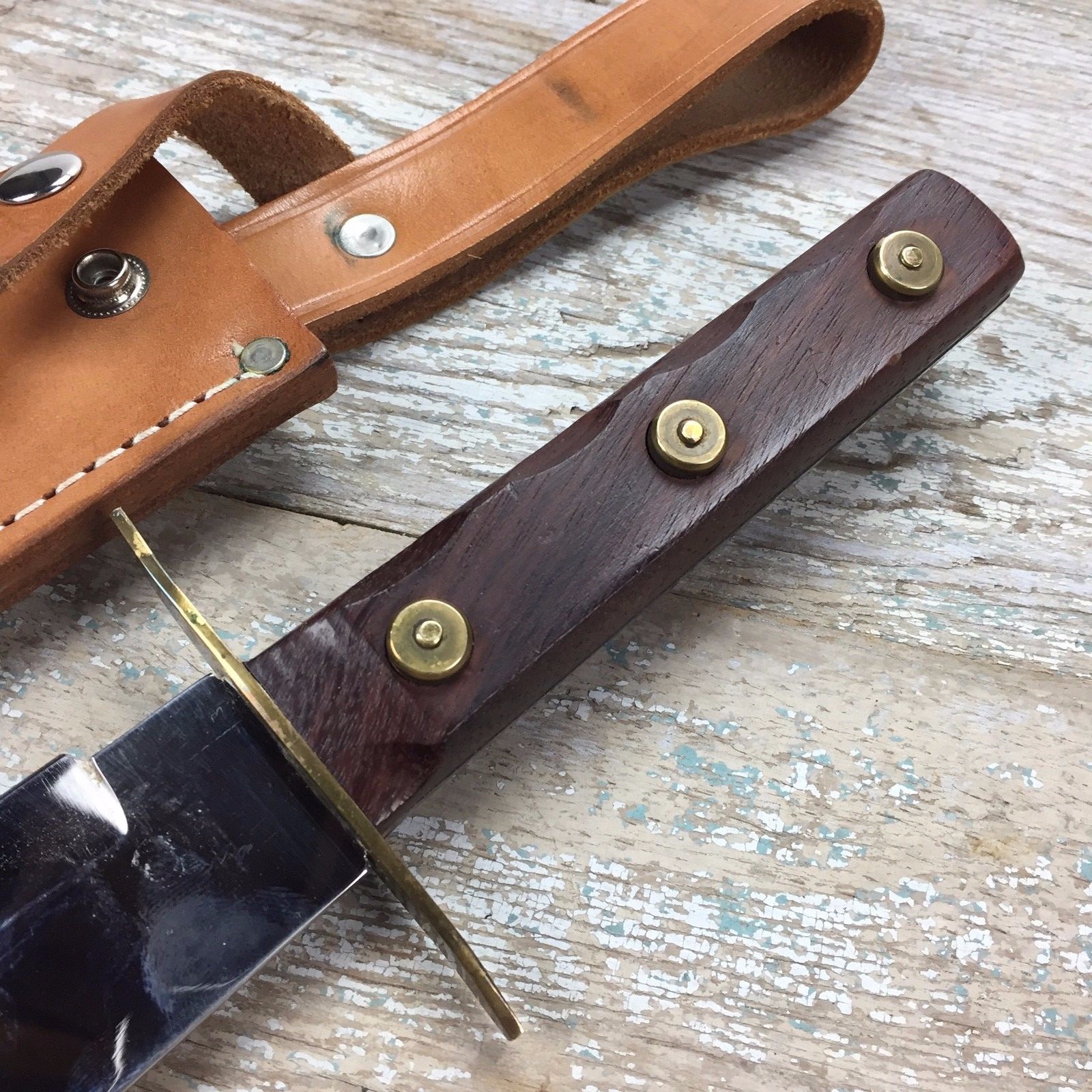 LARGE Original Bowie Knife Japan, w/Sheath,13