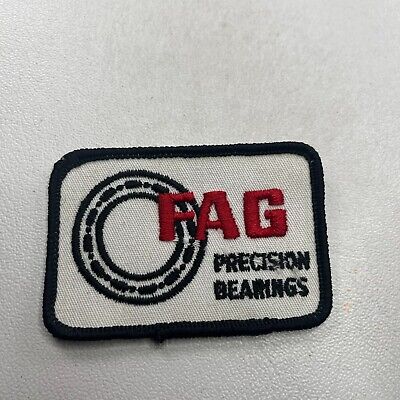 VINTAGE FAG PRECISION BEARINGS Advertising Patch T086