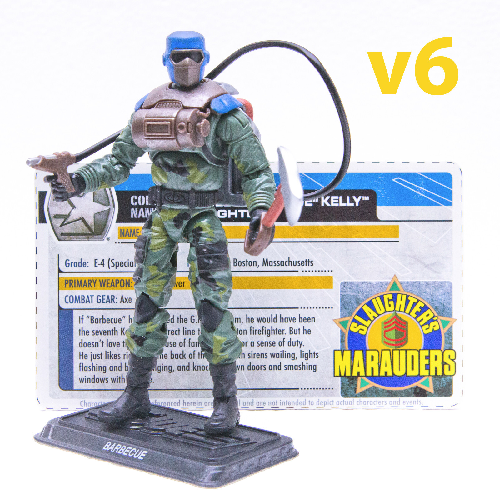 未開封 1991 GI JOE BARBECUE フィギュア Hasbro GI Joe 25th Anniversary BARBECUE 3.75