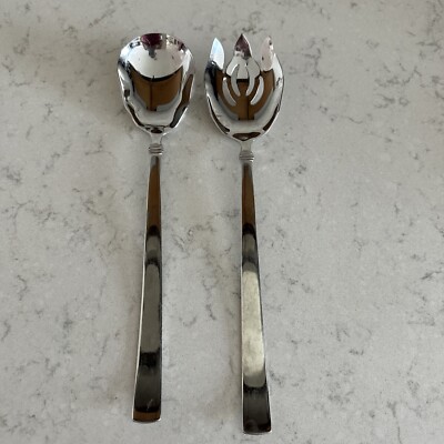 Reed & Barton Heritage Mint 18/10 Stainless Regent  2 PC 12'' Salad Serving Set