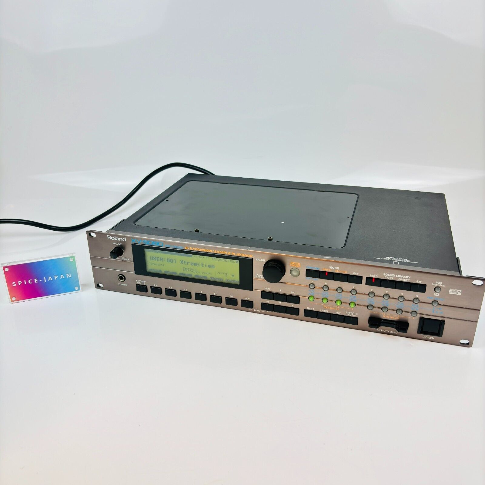 Roland XV-5080 128-Voice Synthesizer Module With Power Cable Roland XV-5080 128-Voice Synthesizer Module With Power Cable