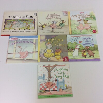 Angelina Ballerina Preschool Kindergarten 1st 2nd Grade 7 Picture Book Lot