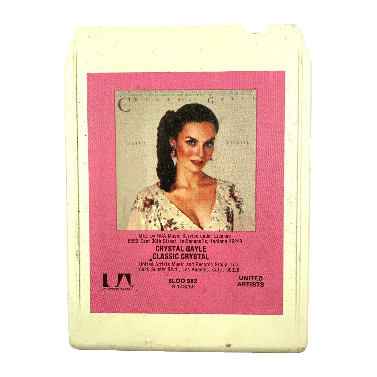 Crystal Gayle Classic Crystal 8-Track Tape S-143259 Liberty