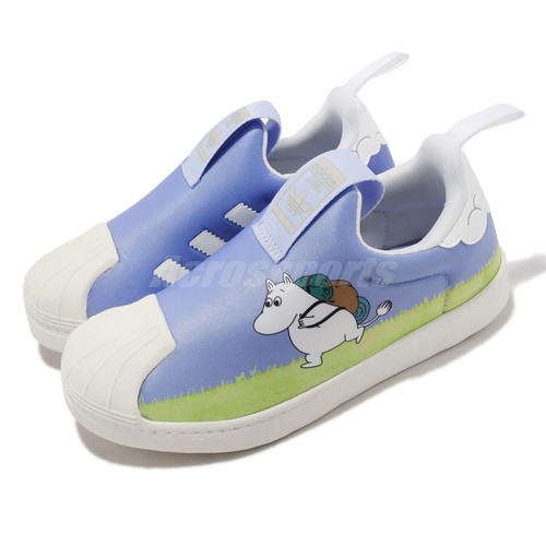 

adidas Originals Superstar 360 CX Moomin Blue Dawn Kids Preschool Casual ID6649, Синий, Superstar 360 C X Moomin