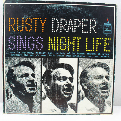 Rusty Draper Sings Night Life Vintage Vinyl Record LP VG+ SLP 18018 Autographed
