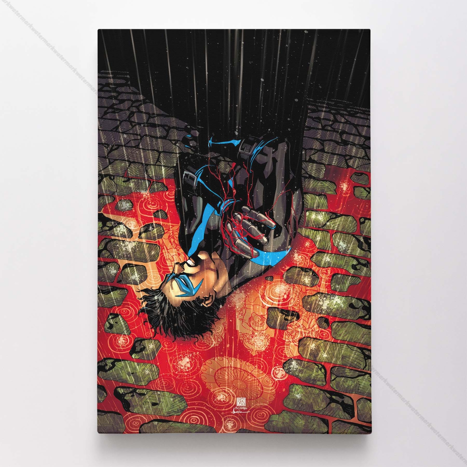 Nightwing Poster Canvas DC Comic Book Cover Art Print #42417