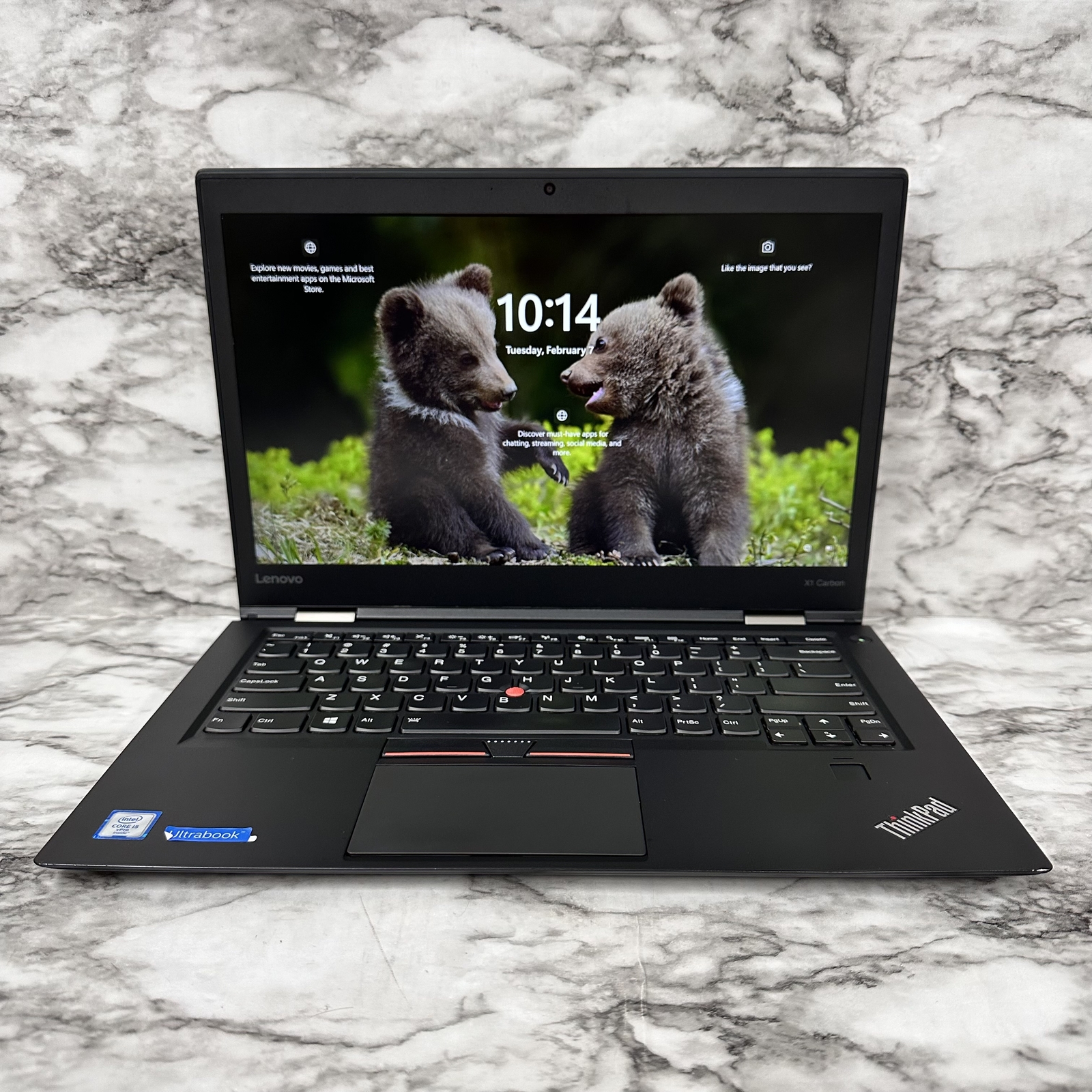 Lenovo ThinkPad X1 Carbon (4th Gen) i5-6300U 2.4GHz 8GB RAM 256GB SSD Win 11 Pro - Picture 2 of 12