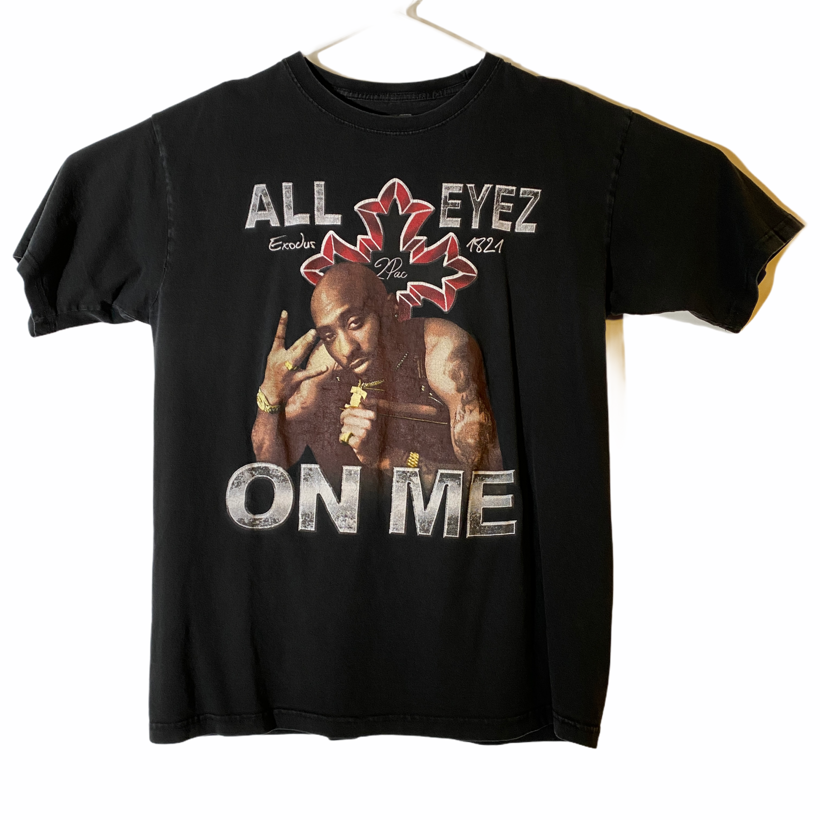 00's- 2PAC all eyes on me ラップ 音楽 Tシャツ 黒 s-l400.jpg