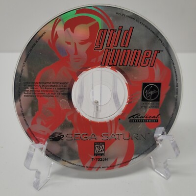 Grid Runner (Sega Saturn) Tested Disc Only Vintage 90s Retro Video Game
