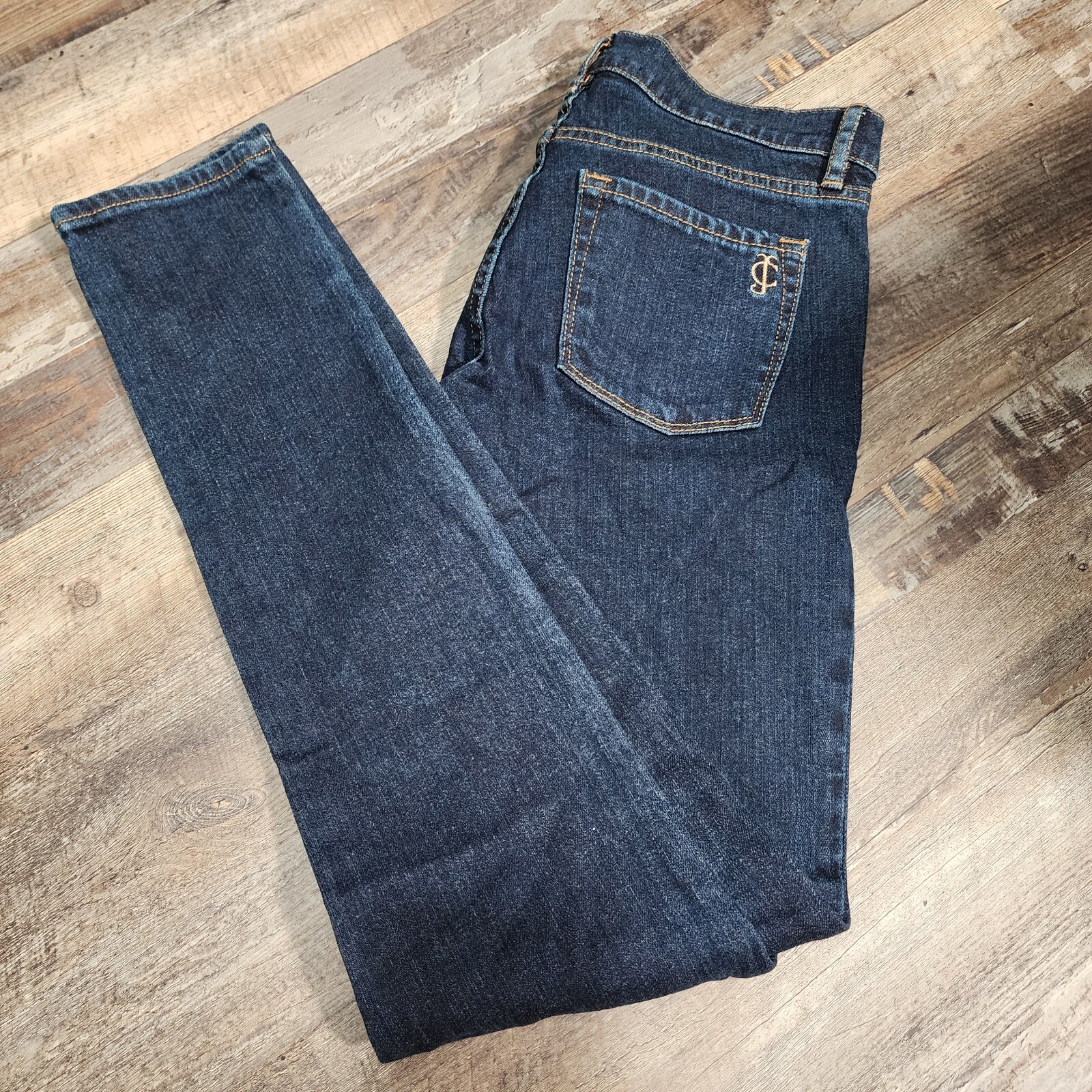 Juicy Couture Dark Wash Penelope Skinny Size 26 NWT 27x30.5
