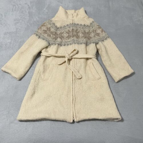 VTG Samband of Iceland Coat Womens XL Beige Ivory Icelook VTG Samband of Iceland Coat Womens XL Beige Ivory Icelook