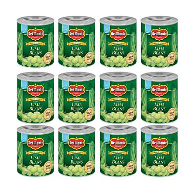 FRESH CUT HARVEST SELECTS Green Lima Beans Canned Vegetables 12 Pack 8.5 oz Can
