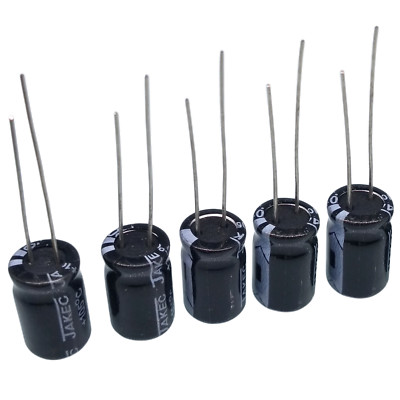 ELECTROCUTICA REVERSUS 【サイン付き】 US Stock 50pcs Electrolytic Capacitors 4.7uF 4.7mfd 400V +