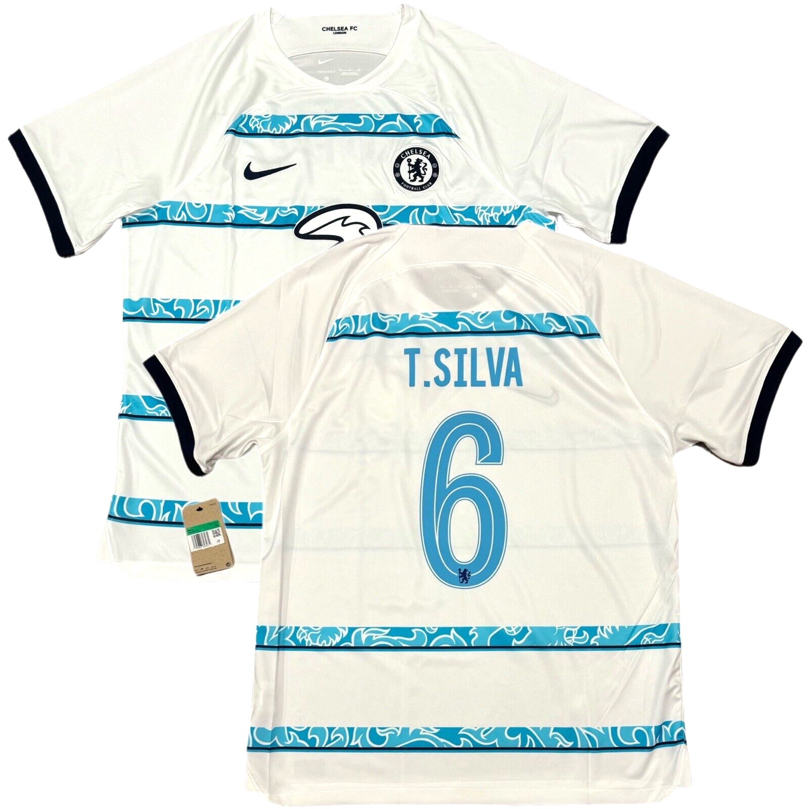 2022/23 Chelsea Away UCL Jersey #6 T. Silva XL Nike Soccer
