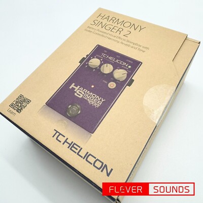 TC Helicon Harmony Singer 2 Vocal Compact Effects Pedal Harmony/Reverb/Tone