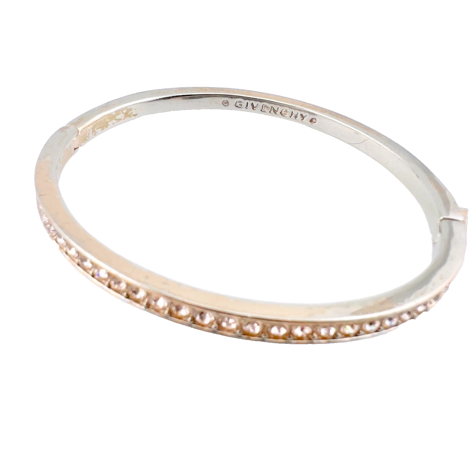 アクセサリー 1970s GIVENCHY RESIN BANGLE Givenchy Gold Plated Green Resin Bangle Bracelet | eBay