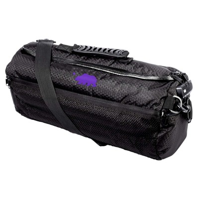 Cali Duffle  16'' - Black wt Purple Logo