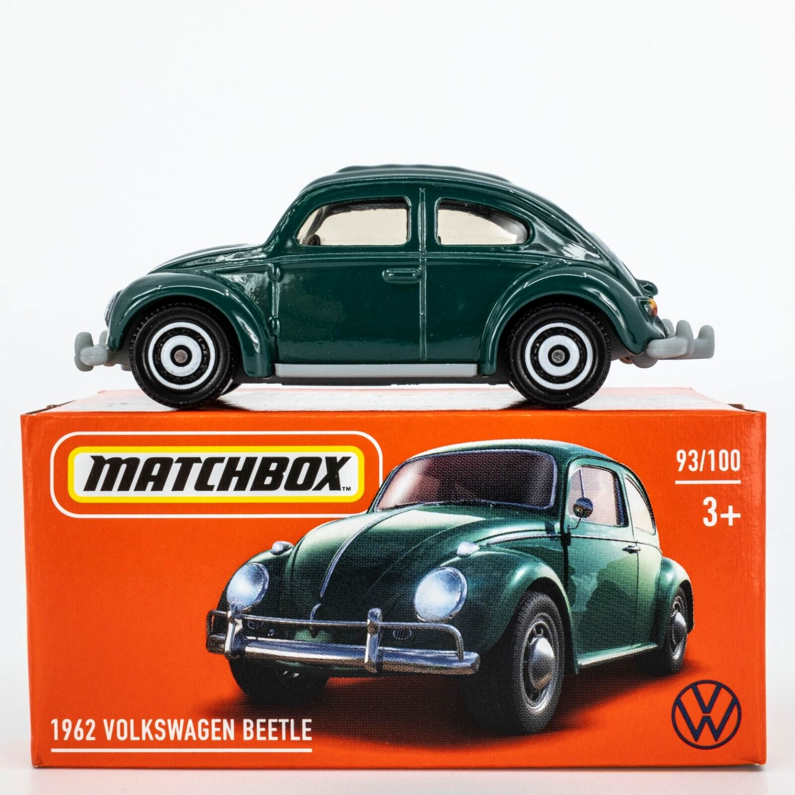 2022 Matchbox Power Grabs #93 1962 Volkswagen Beetle JAVA