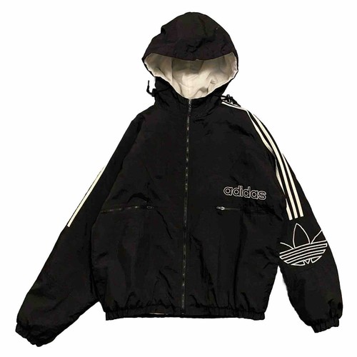 Vintage adidas Puffer Jacket Coat Men's Medium Big Logo Full Vintage adidas Puffer Jacket Coat Men's Medium Big Logo Full