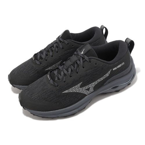 Женские беговые кроссовки Mizuno Wave Rider GTX SW Wide Gore-Tex серые черные J1GD2280-21