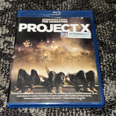 Project X (Blu-ray/DVD, 2012, Extended Cut)- PREOWNED VERY GOOD 