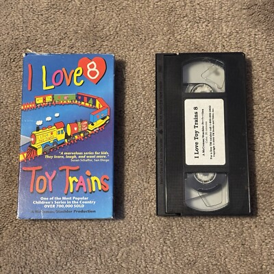 I Love Toy Trains 8 VHS Tape