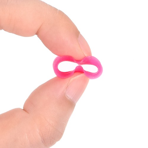 ULTRA THIN EAR SKINS TUNNELS-Gold Glitter Silicone Ear Gauge-Soft Ear plugs-PAIR