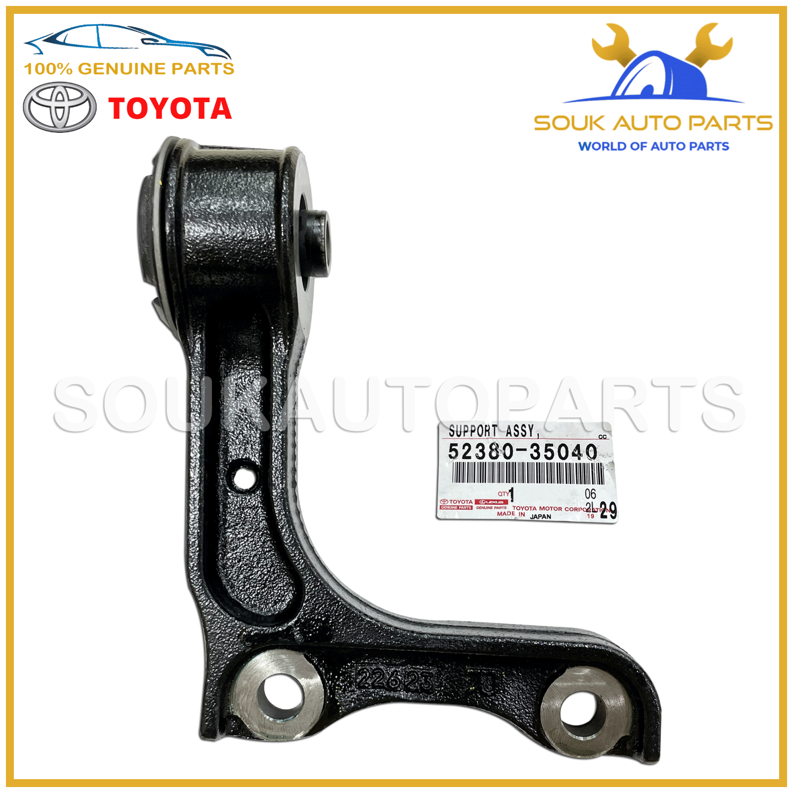 52380-35040 Genuine Toyota SUPPORT, FRONT DIFFERENTIAL, NO.2