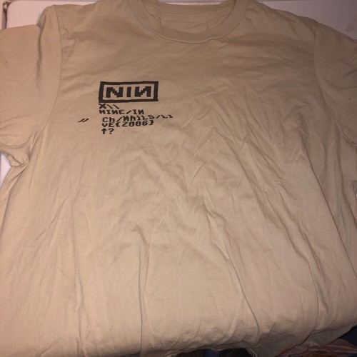 NINE INCH NAILS Europe Tour 2018 Tシャツ Nine Inch Nails Fragility Tour Graphic Tee