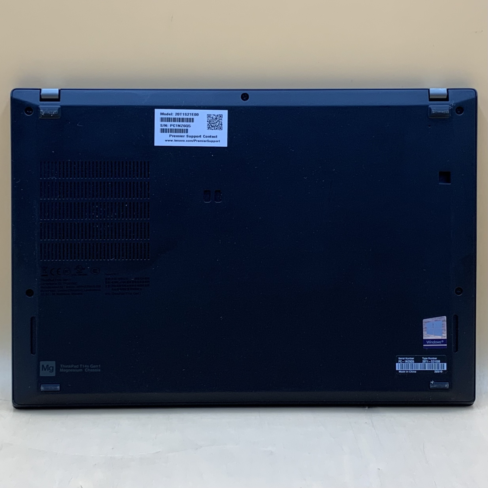 Lenovo ThinkPad T14s Gen 1 20T1-S21E00 i5-10310U 1.7GHz 16GB RAM 256GB SSD - Picture 7 of 7