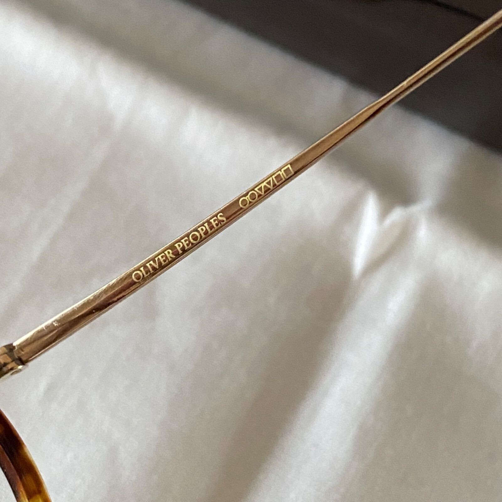 Pre-owned Oliver Peoples Mp-3-xl Sunglasses Tortoiseshell 46 □ 22 - 145 From Japan In Clear