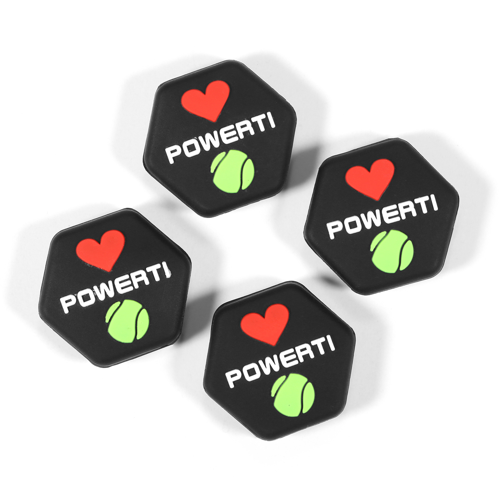 Pack of 4 Tennis Vibration Dampener Shock Absorber for Tennis Racket