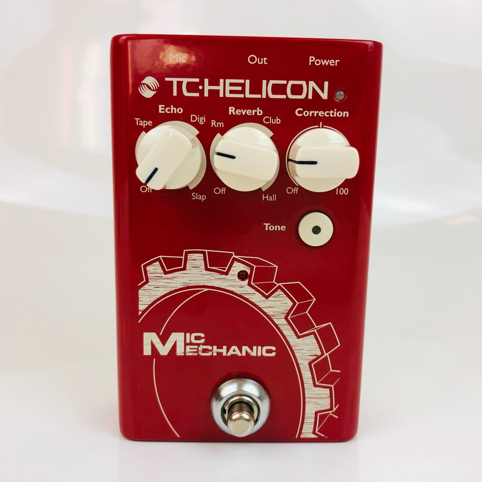TC Helicon MIC MECHANIC 2 Vocal Compact Effects Pedal Echo TC Helicon MIC MECHANIC 2 Vocal Compact Effects Pedal Echo