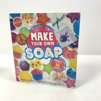 Klutz Children Make Your Own Soap Science Kit DIY Kids Girls Boys Craft 10 Soaps