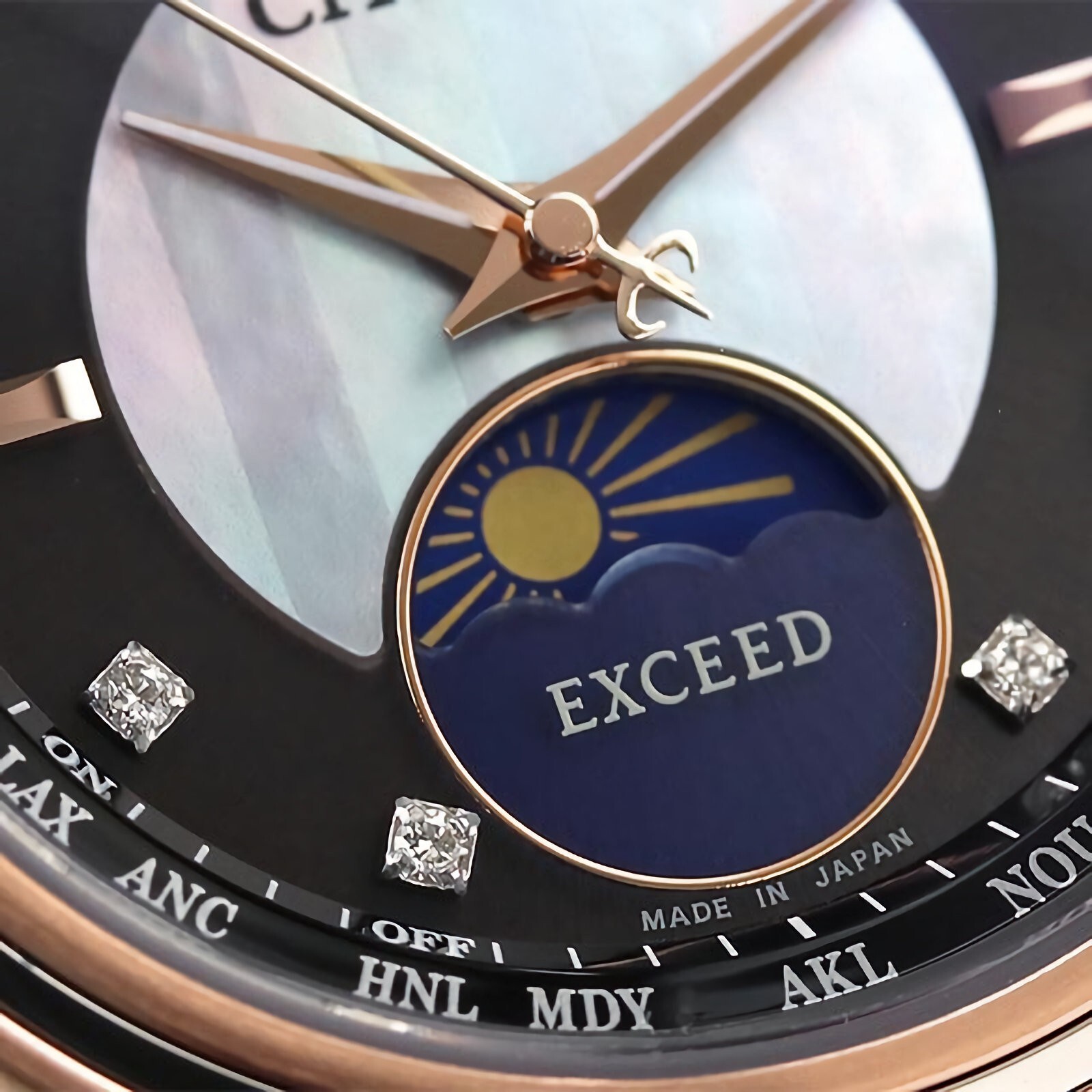Pre-owned Citizen Exceed Ee1014-70f Photovoltaic Eco-drive Titanium Watch Limited 300 Pcs In Silver