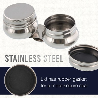 US Art Supply Large Mouth Double Dipper Pallet Cup w/ Clip Painting