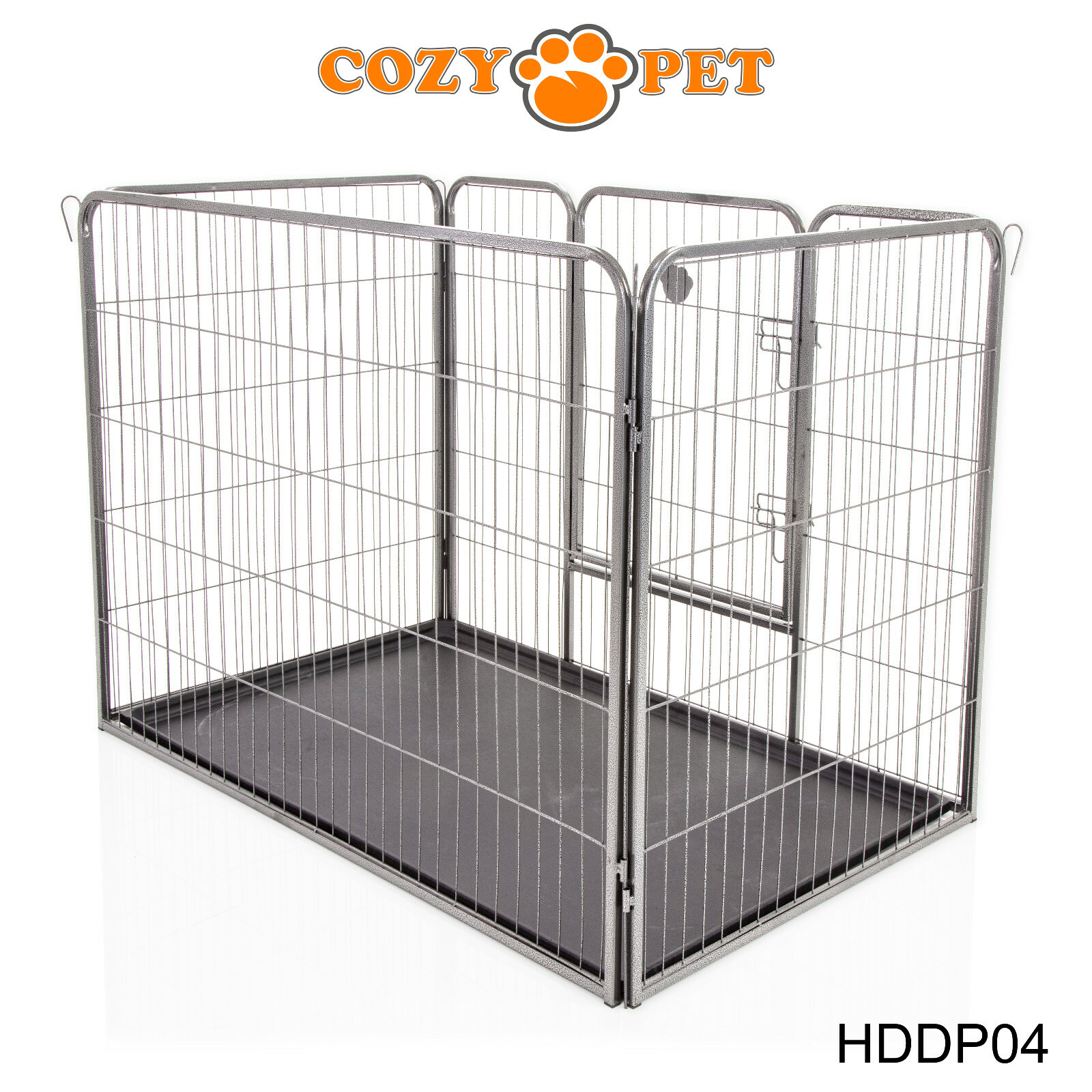 Heavy Duty Cozy Pet Puppy Playpen Run Crate Pen 90cm High Dog Cage