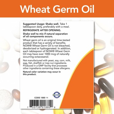 Wheat Germ Oil 16 fl oz (473 ml)
