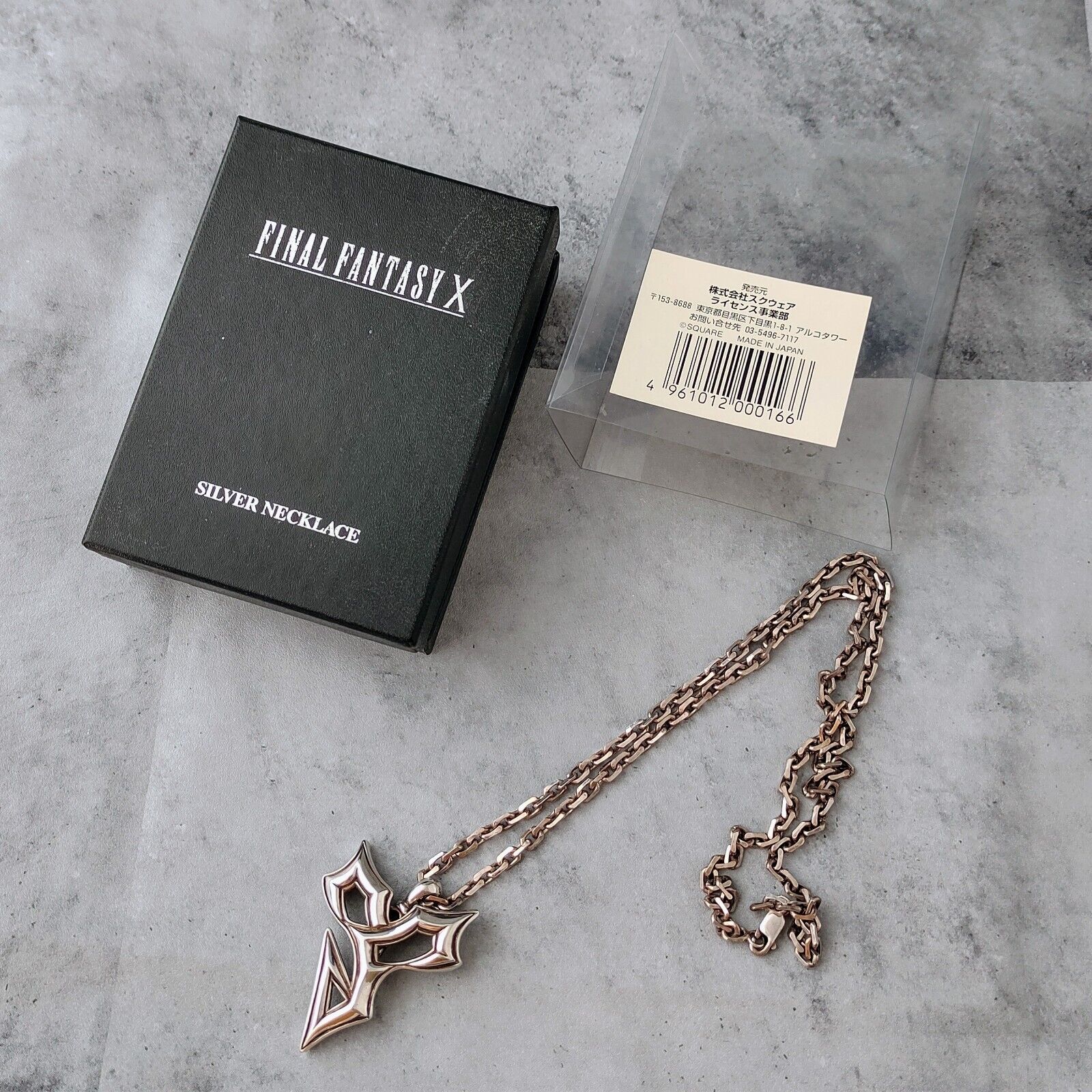 Final Fantasy X 10 Silver Necklace Sterling Pendant Tidus Final Fantasy X 10 Silver Necklace Sterling Pendant Tidus