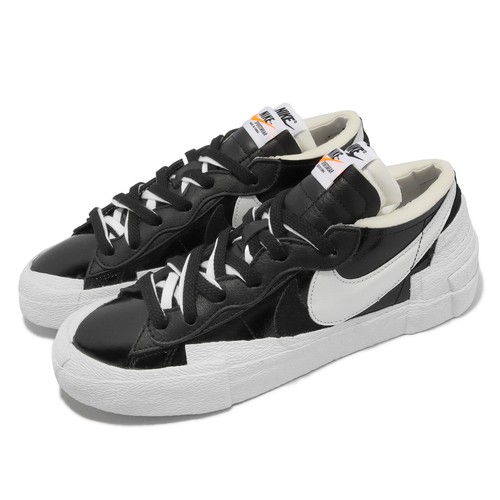 

Nike Sacai x Blazer Low Black Patent Men Унисекс Повседневная обувь Кроссовки DM6443-001, Черный, Blazer Low Sacai