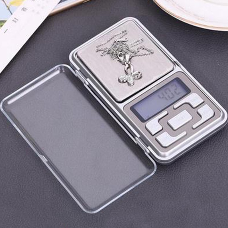Digitale LCD Edelstahl Feinwaage Taschenwaage Präzisionswaage Tare MIN 0.05g DE
