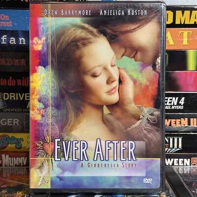 Ever After 1998 DVD New Drew Barrymore Angelica Houston Fairy Tale Romance Drama