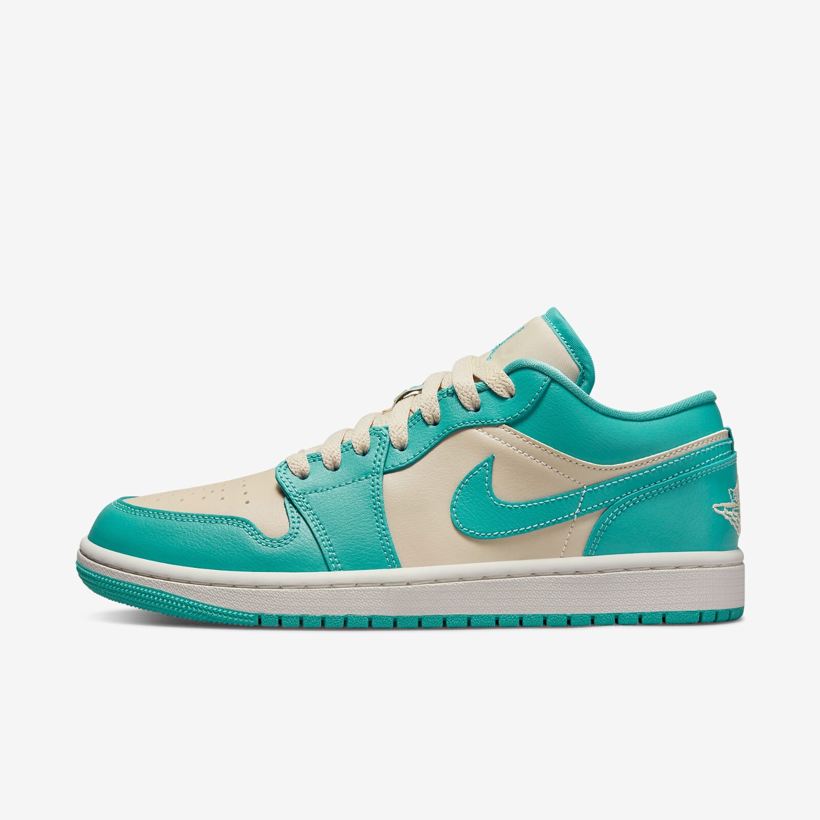 

Кроссовки Jordan 1 Low Tropical Teal DC0774-131 WMNS Shoes, Sanddrift/washed teal/sail, Jordan 1 Low Sanddrift Washed Teal