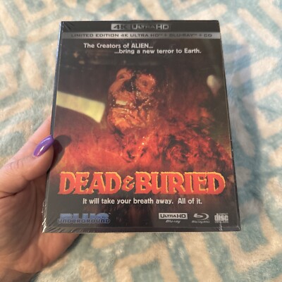 **NEW**  DEAD AND BURIED 4K ULTRA HD/BLU-RAY W/OOP COVER B LENTICULAR SLIPCOVER