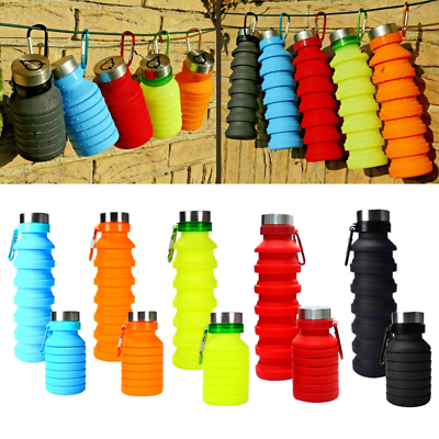 Ausziehbare Faltbare Trinkflasche für Camping, Sport, Fahrrad, Reisen & Ausflüge