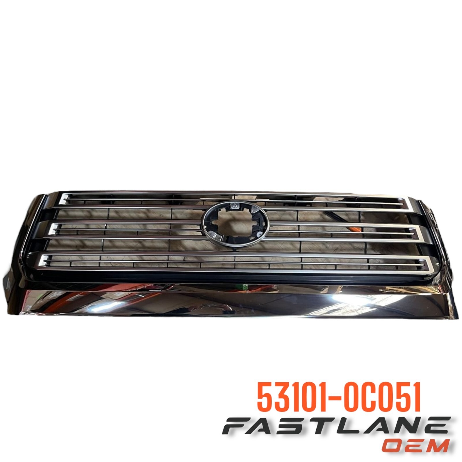 Tundra 2ED 凹み GENUINE OEM TOYOTA 2018-2021 TUNDRA LIMITED CHROME RADIATOR