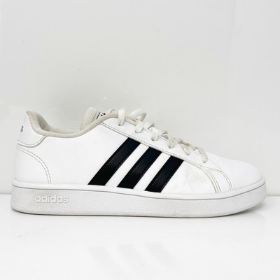 

Adidas Boys Grand Court EF0103 Белая повседневная обувь Кроссовки Размер 5, Белый, Grand Court