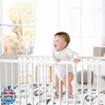 Sweet Jojo Designs Green Blue Construction Truck Boy Baby Satin Fitted Crib Sheet Infant Newborn Nursery Toddler Bed Room Standard Mattress Transportation Zone Vehicles Bulldozer Tractor Black White