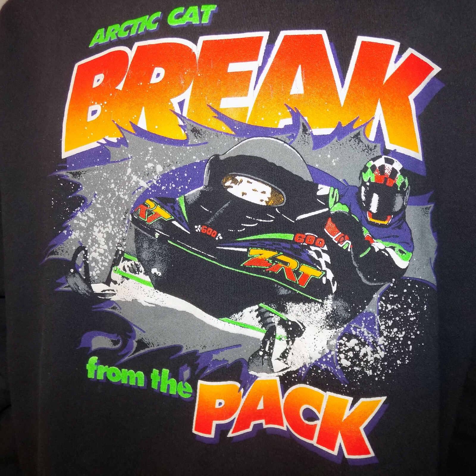 Arctic Cat ZRT 600 Vtg Crewneck Sweatshirt (XL) 
