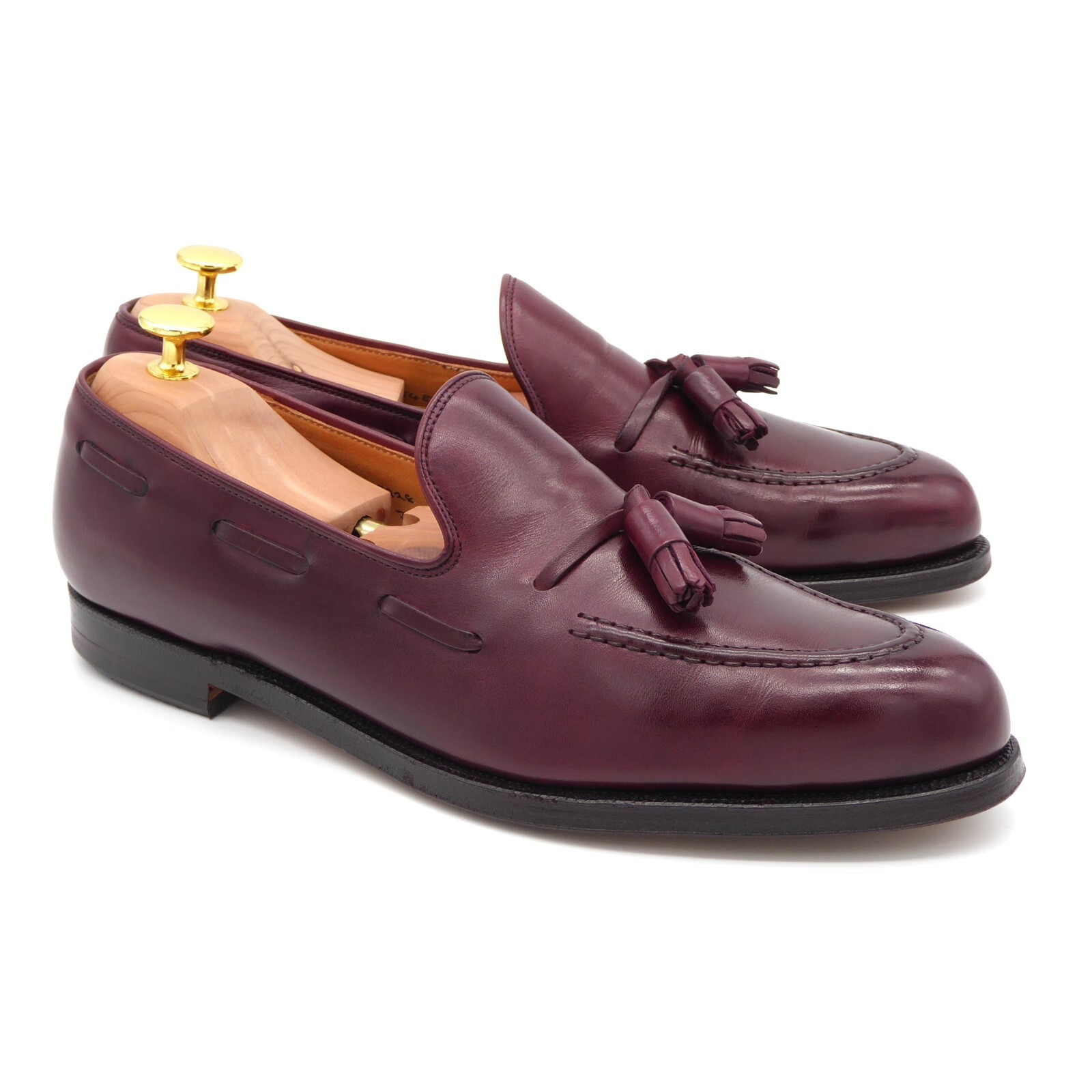 UK 10 AA - Ed Meier by Crockett & Jones Burgundy Calf Tassel UK 10 AA - Ed Meier by Crockett & Jones Burgundy Calf Tassel